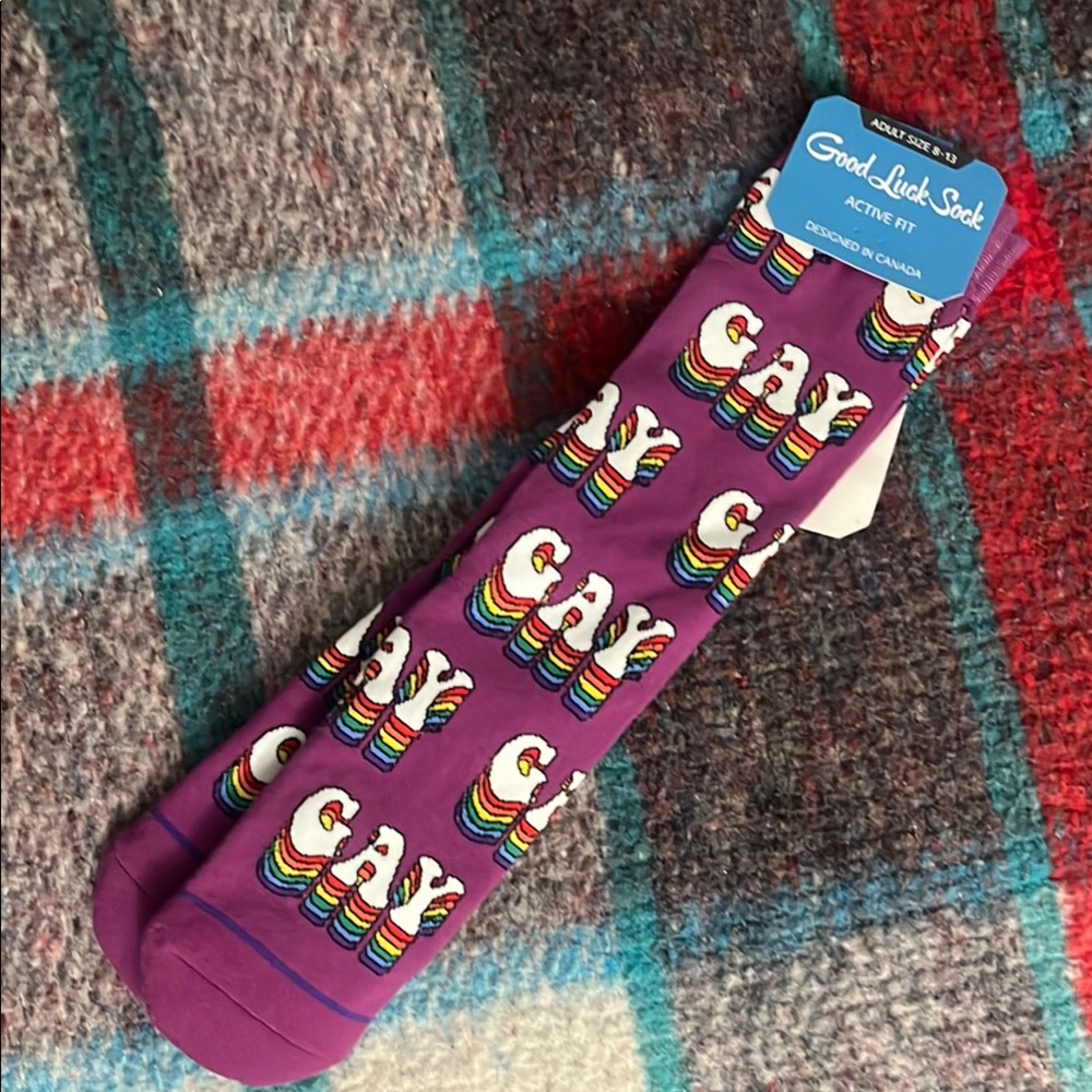Men's Purple Socks